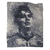 HYQHYX Fußball Decke Spieler 3D-Druck Faserdecke Frauen Männer Mädchen Jungen Vier Jahreszeiten Superweiche Bequeme Plüschdecke Sofa Schlafsofa Büro 60x80inch(150x200cm)