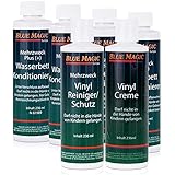 6 tlg. Set Blue Magic 4 Konditionierer/1 Reiniger/1 Creme, Wasserbettpflegemittel