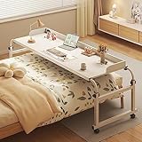 SJASD Höhenverstellbarer Schreibtisch, Einfache Montage Schreibtisch Höhenverstellbar Elektrisch mit 4 Memory-Steuerung und Memoboard und 360°Rollen Schreibtisch(Size:1.4-2.1M,Color:Weiß mit Lünette)