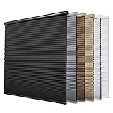 Persilux Custom Blackout Cellular Shades Cordless Jalousien Honeycomb Blinds for Windows (Braun, 91,4 cm B x 162 cm H) Einzelzellige Fensterblenden für Zuhause, Raumverdunkelung, Jalousien und