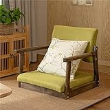 QUANJJ Home Furniture Erkerfenster Boden Tatami ohne Bügel Stuhl mit Polsterung Sitzkissen Freizeitstuhl