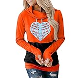 PTLLEND Halloween Mode Damen Damen Sommer Tanktops Ärmellos U-Ausschnitt Loose Fit Tanktops Tunika Shirts Merino Oliv Frauen Tshirt Bluse Damen Elegant Langarm Festlich