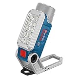 Bosch Professional 12V System Akku LED-Lampe GLI 12V-330 (330 Lumen, Betriebszeit: 180 min/Ah, ohne Akkus und Ladegerät, im Karton)