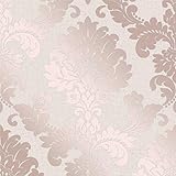 Fine Decor Wallcoverings FD42204 Damast Quarz Roségold