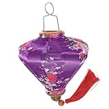 DOITOOL Laternendekoration Hängende Laterne Indoor-Camping-Dekoration Asiatisches Dekor Orientalische Papierlaternen Vietnam-Laterne Chinesische Seidenlaternen Chinesischer Stil