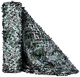 Tarnnetz Camouflage Netz Tarnnetz For Außenbalkon, Garten, Campingzelt, Dekoration, Sonnenschutz Und UV-Schutz, × 3 M, 3 × 3 M, 3 × 4 M, 3 × 5 M, 4 × 4 M, Reißfestes Oxford-Gewebe ( Size : 5x10m(16.4*