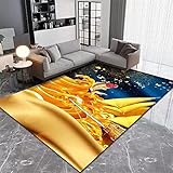RUGMRZ Kinder Teppich Area Rug Erwachsene Schlafzimmer Bett Teppich Licht Luxus Heim Dekoration weich und anpassbar Jugendzimmer Komplett Set 150 x 200 cm