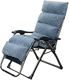 JIBELL Freizeitstuhl, grauer Computerstuhl, Bürostuhl, Klappstuhl, Erwachsene, Outdoor, Gartenliege (Farbe: Standard)