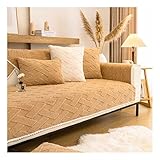 CDLV Sofa/Couch Überzug L Form Ecksofa, Sofabezug 2 3 4 Sitzer, Warme Superweiche Plüsch Sofa Schutzdecke, Anti Slip