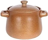 KFJZGZZ Ceramic Crock Pot Fester Suppentopf heißer Eintopf Auflauf Kochtopf Kochgeschirr Keramik Suppentopf Küche Kochen Keramik Eintopf