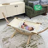 FAFOUR Babyhängematte, Krippe, Hängematte Für Neugeborene, Neugeborenen Bett, Baby Cradle, Vintage Babywiege, Vintage Babyhängematte, Kinderbett, Stubenwagen für das Kinderzimmer