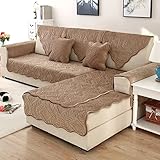 Plüsch Sofa Slipcover Multi-größe Sessel Schoner Jahreszeiten Sesselschoner Pastoralismus Stil Sofaschoner Für Unsere Schnittcouch,Eine Bank Und EIN Stuhl-D 90x120cm(35x47inch)