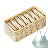 Kiwihoze Schubladen-Organizer – Kleiderschrank-Aufbewahrungs-Organizer, 7/6/20 Fächer, Zusammenklappbarer Schrank-Organizer, Unterwäsche-Aufbewahrungsboxen Für Schubladen, Socken-Schubladen-Organizer