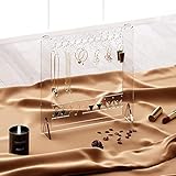 YXRRVING 11 stücke Kleiderbügel Klar Acryl Schmuck Display Rack Ohrringe Hängende Kleidung Ständer Schmuck Lagerung Organizer Display