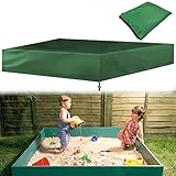 Wasserdicht Sandkasten Abdeckung 150x150cm Sandkastenabdeckung Plane Sandkastenabdeckungen Staubdichte Sandkasten 420D Oxford Stoff