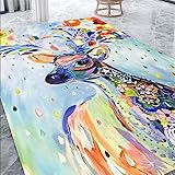 DJHWWD Teppich Bett Farbe Teppiche Wohnzimmer Teppich Babyzimmer Das Wohnzimmer ist einfach und verheißungsvoll 120x160CM