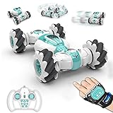 Goolsky Gesture Sensor Fernbedienung RC Stunt Auto, Uhr verformbares elektrisches Spielzeug Autos All Terrain Geschwindigkeit 2,4 GHz 4WD 360° Rotation Whirligig Geländefahrzeug Geschenk für Kinder