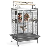 Montana Cages ® | Castell Nova Play - Antik | XXL Papageienkäfig | 120 x 95 x 196 cm