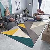 AD6H-CZ Grauer Teppich, Auto Matte Hochwertiger anpassbarer Schlafzimmer Teppich,Grau,80x120cm