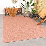 FRAAI | Home & Living In- & Outdoor Teppich - Costa Terracotta - 200x290cm - Wetterfest Outdoorteppich - Flachgewebe - Balkon, Garten, Terrasse - Carpet