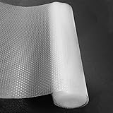 Herbst 30x500cm Schubladenmatte, Transparent Nicht Klebende Antirutschmatte 30cm Breit EVA Konvexem Schubladen Matten Zuschneidbar Antirutsch Küche Regaleinlagen für Schränke/Schuhschrank/Kühlschran