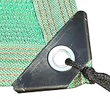 HWBB Schattierungsnetz Leichtes Grünes Outdoor-Schirmtuch mit 80% UV-Block, Anti-Aging Shading Net Mesh-Gewebe mit Ösen, Gewächshaus-Terrassenüberdachung (Size : 10m x 12m)