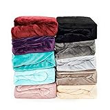 MALIKA Luxus Cashmere-Touch Spannbettlaken für Topper bis 10 cm Steghöhe Boxspring Winter Plüsch Spannbetttuch Teddy Coral Fleece, Farbe:Rosa, Größe:140x200-160x200 cm