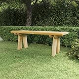 Youuihom Außenbänke, Loungesessel, Gartenbänke, Terrassenbänke, Gartenbank 110 cm Massivholz Kiefer Imprägniert Geeignet für Gärten, Balkone und Terrassen, Sonnenzimmer