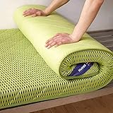 Japanische Klappbare Futon-Matratze Für Gästezimmer, Klappbare Tatami-Matten-Schlafmatratze Für Boden-Roll-Bett-Matte, Einfach Zu Verstauen Und Tragbar Für Camping