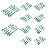 SHANQUAN Seifenblasen Rasenmäher Für Kinder Ersetzen Sie 100 Stück Kunststoff-Rasentrimmer für kabellose für Erntegarten, Terrasse, Rasen und Garten (Green, One Size)