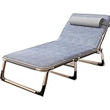 ANIFM Campingstühle, mit Aluminium gepolsterte Zero Gravity Chaise Lounge Chaise, Beach Yard Pool Folding Reclining Adjustable Chaise Chaise, Chair, Politing Adjustable Chair-4 kleine Überraschung