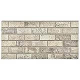 vidaXL 11x Wandverkleidung Sandfarben Steinoptik Wasserdicht Schmutzabweisend Wandpaneele Wandverblender Verblendsteine Kunststein EPS
