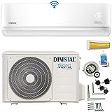 INVERTER Split Klimaanlage Splitgerät Klimagerät ECO Smart WLAN/WiFi Alexa 3,5kW 12000 BTU komplett Set leise Smart Home R32 inkl. 3m Kupferleitungen Montagematerial & Heizfunktion (3,5 kW/12000btu)