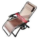 GgzOne Zero Gravity Loungesessel, Outdoor Zero Gravity Lounge Chair Pe Rattan Patio Liegestühle Strand Pool Rasen Camping Indoor Office Deck Lounger Chair Lounge-Sessel (Color : Rattan Reclining)