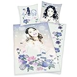 Disney's Violetta Microfaser-Wende Bettwäsche mit Reisverschluss 2er-Set 135x200+80x80cm