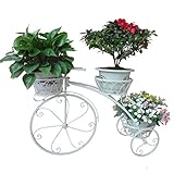 Blumenkastenständer für Pflanzen, Eisen, Blume, mehrere Etagen, Fahrrad, Modellierung, Balkon, Wohnzimmer, grüne Pflanze, Blumentopf, multifunktional, Blumenständer (Farbe: A)