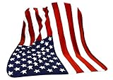 Amerikanische Flagge Bett Sofa Decke Couchbezug Luxus Super Soft Flanell Warm Plüsch Fleece Bettüberwurf Quilt Decke Tagesdecke für Bett Couch Sofa Auto Reise Bettwäsche Decken maschinenwaschbar 150