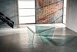 IMAGO FACTORY Tribeca Couchtisch aus gebogenem Glas