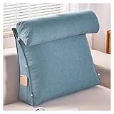 Lendenkissen Bett Lesekissen Rückenkissen Rückenlehnen Mit Nackenkissen Stützkissen Bettkopfteil Rückenlehne Dreieckige Couch Kopfkissen Nackenstütze Für Lesen Couch Dekokissen ( Color : C , Size : 45