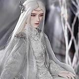 WENCY 1/3 Harz BJD Puppen 74 cm Gutaussehend Kleidung im antiken Stil SD Männliche Doll 29.1in Kugelgelenk-Puppen mit Kleidung Perücke Schuhen Make-up Accessoires