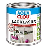 Aqua Combi-Clou Lack-Lasur 0,375 L, mahagoni