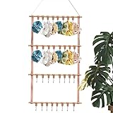 fanelod Stirnbandhalter | Haarschleife Stirnband Organizer Aufbewahrungsregal - Wand-Haarspangen-Organizer, Schleifenaufhänger, Stirnbänder, Aufbewahrungshalter für Armbänder, Schmuck, Haargummis