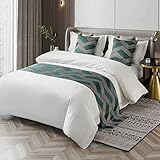 Bett Läufer Schal Tagesdecken Bett Runner Moderne Bettüberwurf Geometrische Linemodern Bettwäsche Abdeckung Schützende Bett Schwanz Handtuch Für Hotel Home Decor Für Single/Double/Queen/King Size Bett