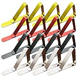 XTUDOU 16 Stück Tischtuchklammern, Edelstahl Tischdeckenklammern Tischklammern für 0-4.5cm Stärke Dicke Tische, Gartentisch, Restaurant, Familie Esstisch, Partys, Hochzeiten
