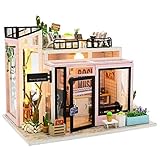 XZJJZ Mini-Haus-Möbel-Kit mit Möbel und Zubehör-Home-Dekor-Super Fun Spielset-kreative Geburtstag for Jungen und Mädchen