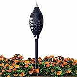 Peegsan Solar-Fackellichter - Solar-Flammenlichter für den Außenbereich | Pathway Garden Light Flammenfackellichter mit blinkendem Feuereffekt, wasserdichte Solarenergie-LED-Flammenlichter