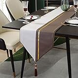 WMHHN Nordisches Farblich Passendes Design Mit Quasten-Tischflagge, Verbrühungs- Und Faltenfrei, Waschbare Tischdecke, Geeignet Für Esstisch, Couchtisch, Fernsehschrank, Kommode, Schuhschrank