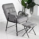 DIVONU Relaxsessel Fernsehsessel Sessel für Wohnzimmer mit Fußhocker, Ruhesessel Liegesessel mit Liege-Funktion, für Lounge Wohnzimmer Schlafzimmer Heimkino