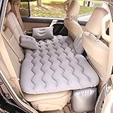 COADILNIO Aufblasbares Bett Auto Luftmatratze mit 2 Luftkissen, Auto Universal SUV Rücksitz Matratze Bett mit beflockter PVC-Oberfläche für SUV, MPV Outdoor Reisen Camping Schlafen Luftbett