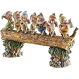 Lubudup Miniatur Gartenzwerge Feengnom Figuren Fee Gartenzwerg Statuen,Sieben Zwerge Baumzwerge schmücken den Garten,Minizwerge Fee Garten Set Sieben Zwerge Harzfigur